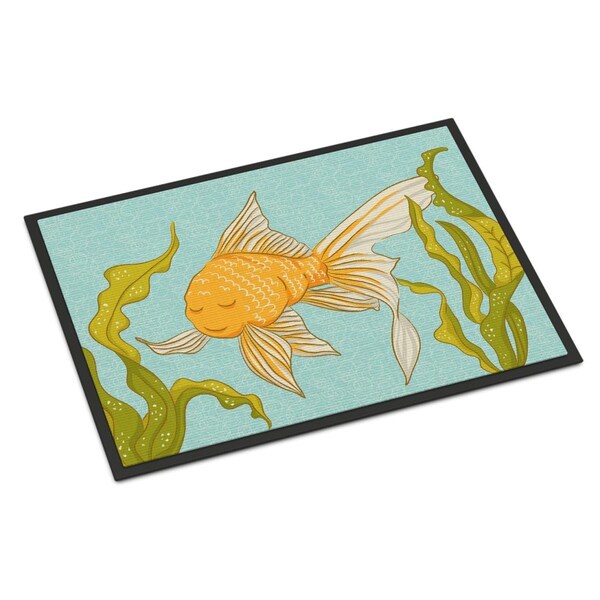Carolines Treasures Gold Fish Indoor or Outdoor Mat - 18 x 27 in. BB8544MAT - main